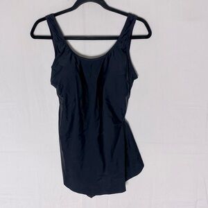 Shore Shapes Black One Piece Bathing Suit Swimsuit 14